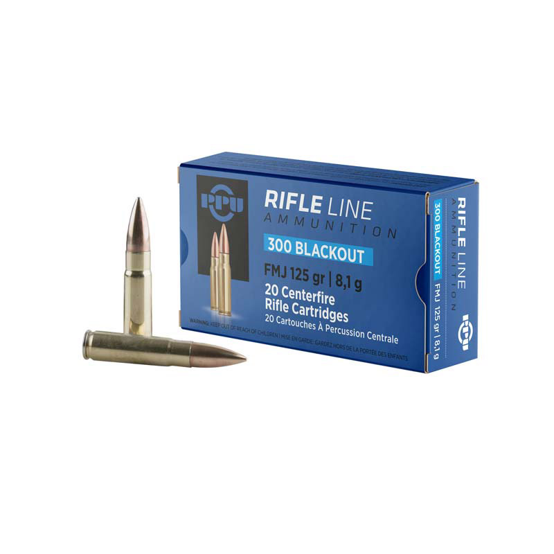 PPU 300BLK FMJ 125GR 20/1000