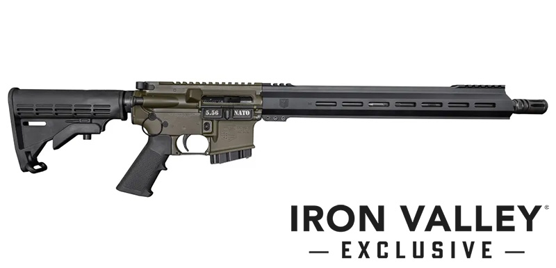 DB15 5.56 16" BLK/ODG CA M-LOK Rail, 1-10RD