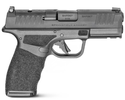Hellcat Pro Compact  3.8 9mm WDot Blk 1/15 1/17rd