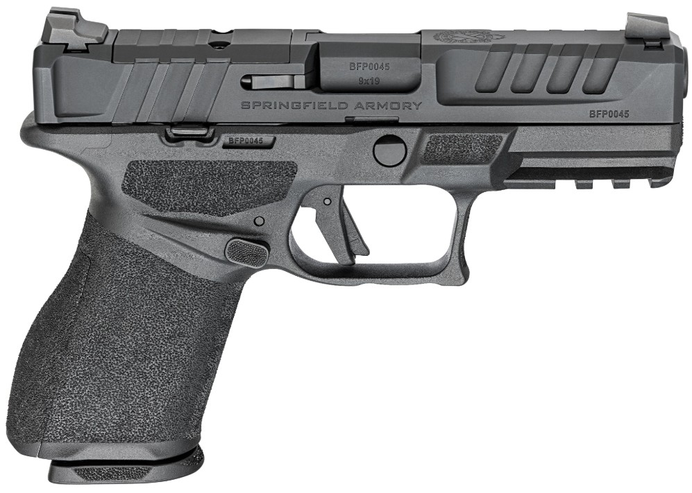 SPRINGFIELD ARMORY ECHELON 4.0C 9MM 4IN SLIDE 18RD COMPACT FRAME PISTOL U-DOT REAR/WHITE DOT FRONT BLACK 1X15RD 1X18RD MAGS EC9409B-UWD