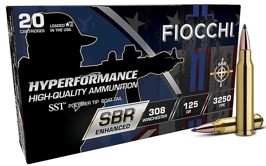 Fiocchi Hyperformance SBR Enhanced 308 Win. SST 3250 FPS 20 Rounds Ammo