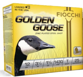 Fiocchi GOLDEN GOOSE 12GA 3 1/2" #T 1430 fps 25 Rds