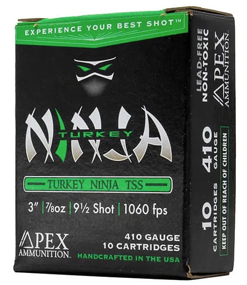 Turkey Ninja 410 3" 7/8oz TSS #9.5 10/Bx