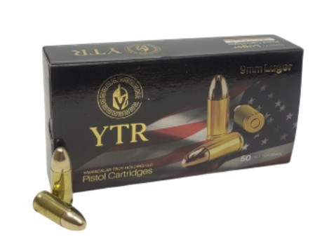 9MM 124 Grain FMJ 50/Bx