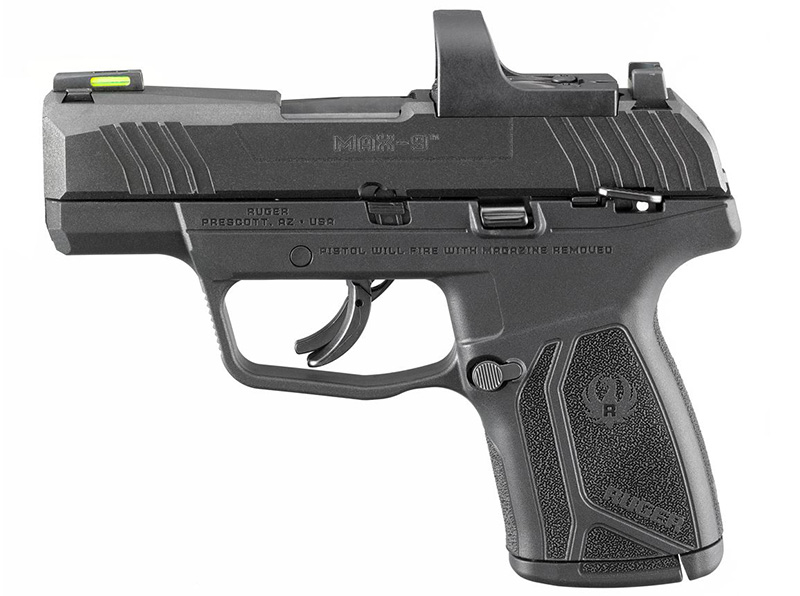Ruger MAX-9 9mm Luger 12+1 with factory mounted Ruger ReadyDot