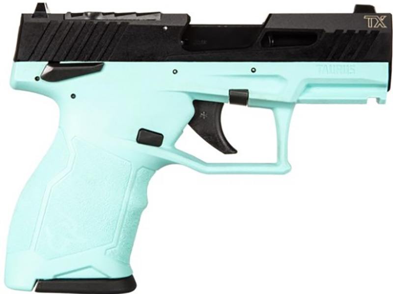 TAURUS TX22C MS 22LR 3.6" 13RD CYAN