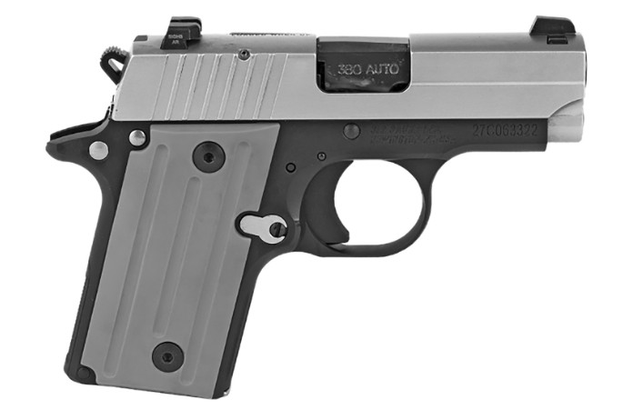P238 380ACP 2.7in. 2Tone SOA Blk/SS Poly 6rd CA-img-1