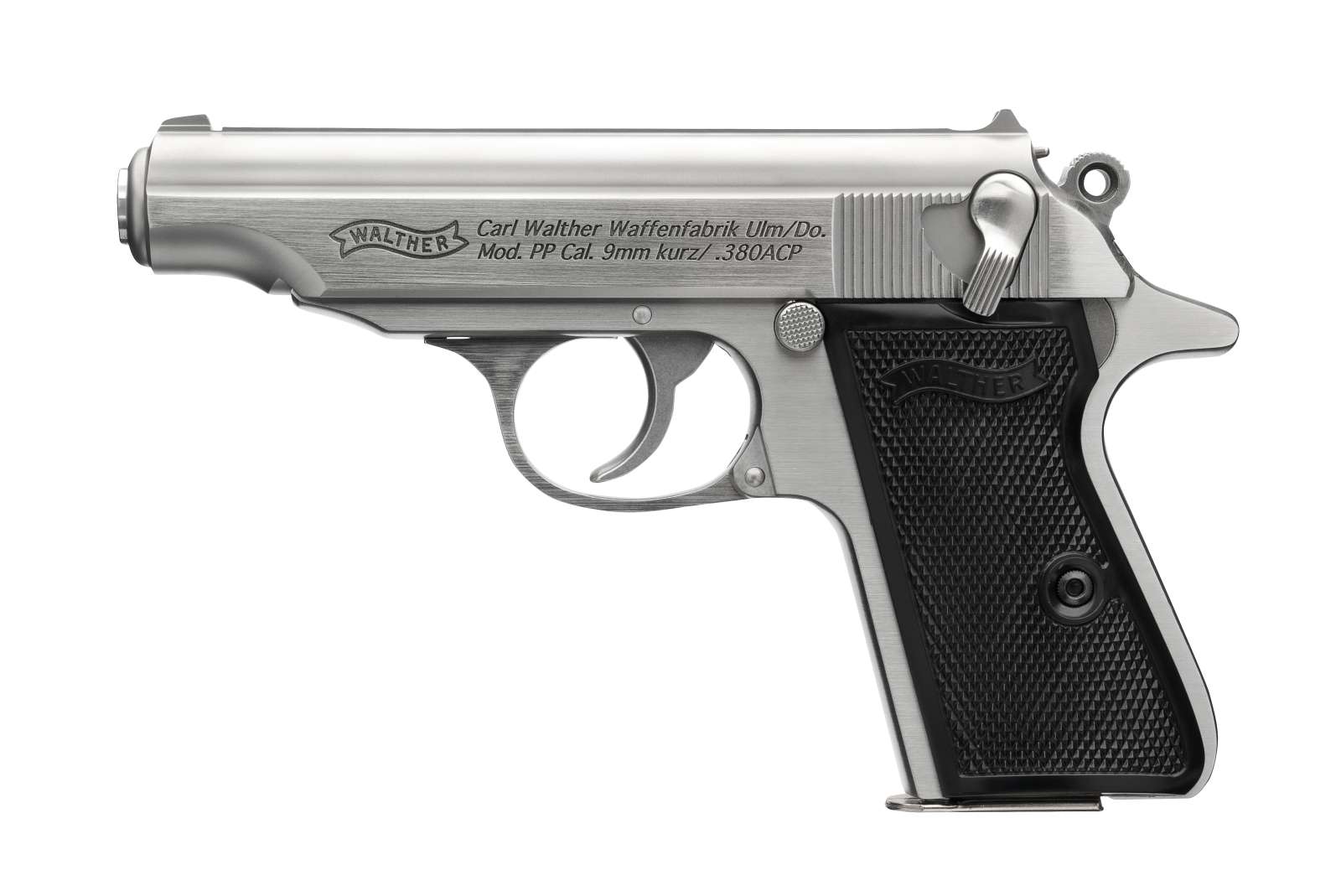 dWALTHER PP STAINLESS 380ACP PSTL 7RD