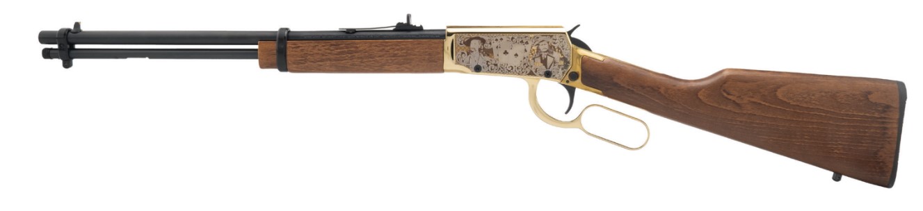 ROSSI RIO BRAVO 22LR 18? 15-RDS PVD GOLD HW WILD BILL HICKOK