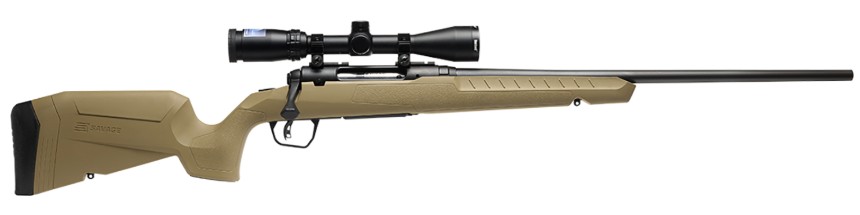 SAVAGE ARMS AXIS 2 XP FDE 22-250 REM 22IN 4RD FDE BUSHNELL BANNER 3-9X40 32161
