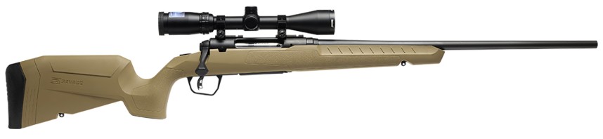 SAVAGE ARMS AXIS 2 XP FDE 243 WIN 22IN 4RD FDE BUSHNELL BANNER 3-9X40 32162