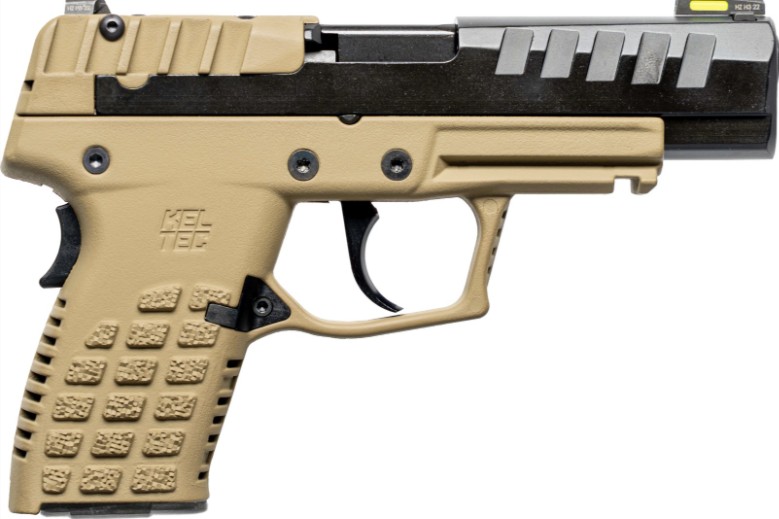 KEL-TEC P15 9MM 4IN BARREL 10RD TAN GRIP P15TANCA