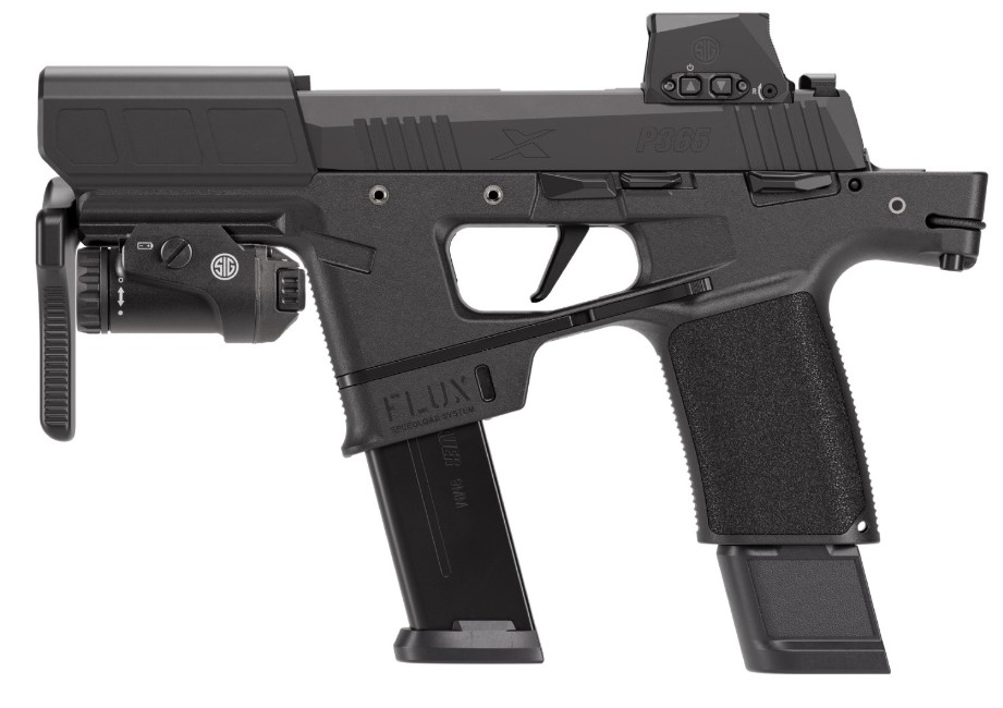 P365-FLUX 9MM LUGER SEMI-AUTO HANDGUN WITH SIG-LOC COMPACT