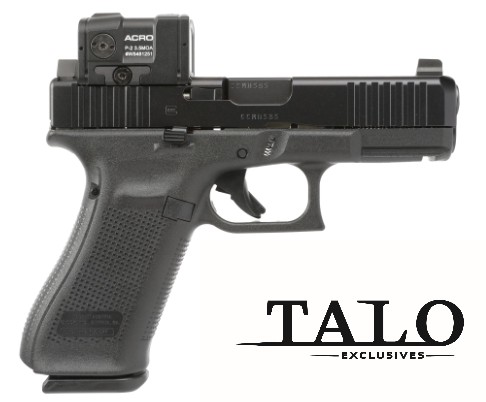 Glock UA455S301MOS7A1 G45 G5 MOS 9mm 4.02" nDLC Semi-Auto Pistol