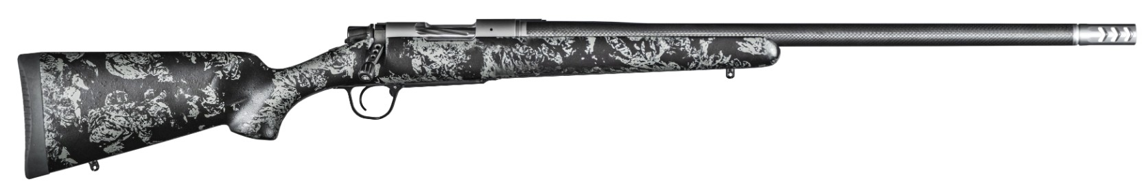 Christensen Arms Ridgeline FFT 30-06 Springfield, 22" Carbon Fiber Wrapped 416R Stainless Steel Barrel, Black & Gray Stock, 4-Round Capacity, Lightweight