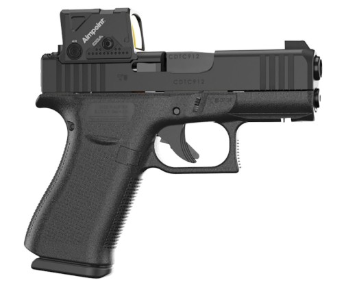 GLOCK 43X MOS8 9MM LUGER FS 15 RD AIMPOINT COA RAILS BLACK