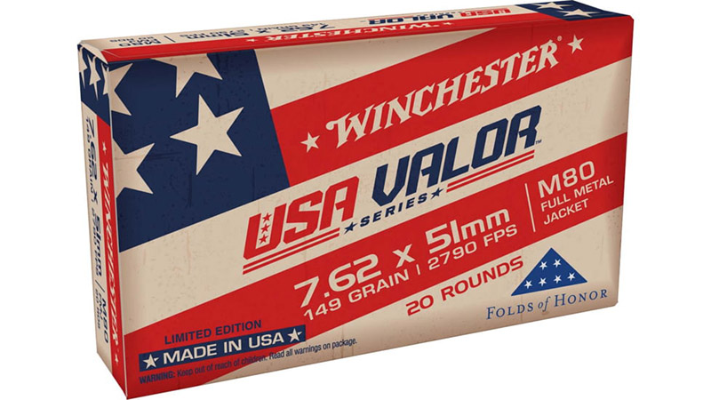 7.62X51 149gr FMJ M80 Win LC USA Valor