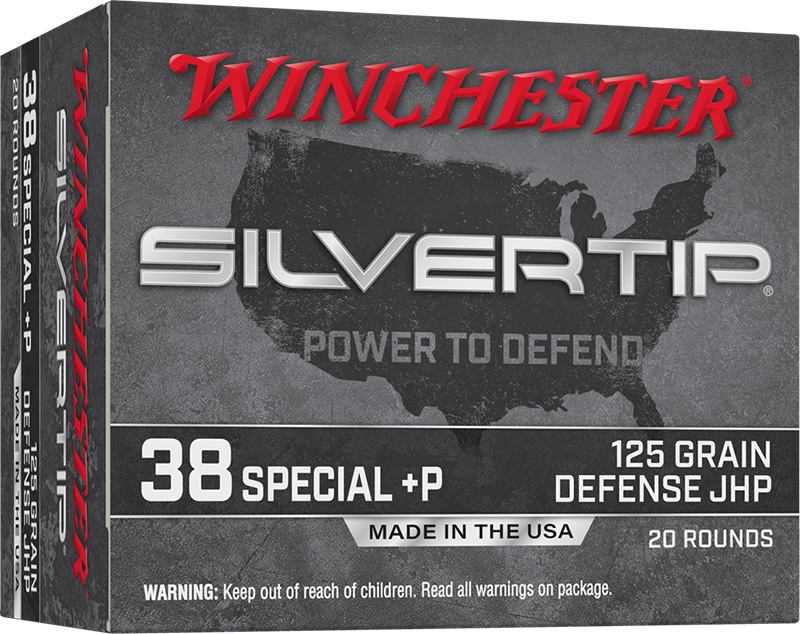 38spl+P 125gr JHP Silvertip