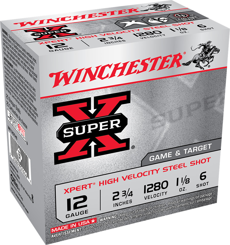 12ga 2 3/4" 1 1/8oz #6.5 Xpert Steel Game & Tgt