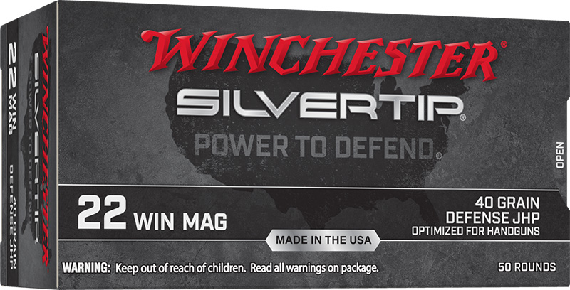 22WMR 40gr JHP Silvertip