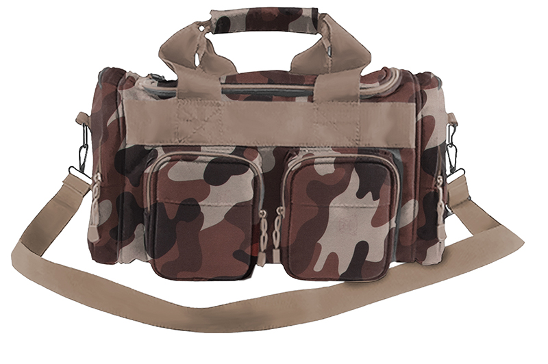 BULLDOG BLK RANGE BAG THROWBACK CAMO
