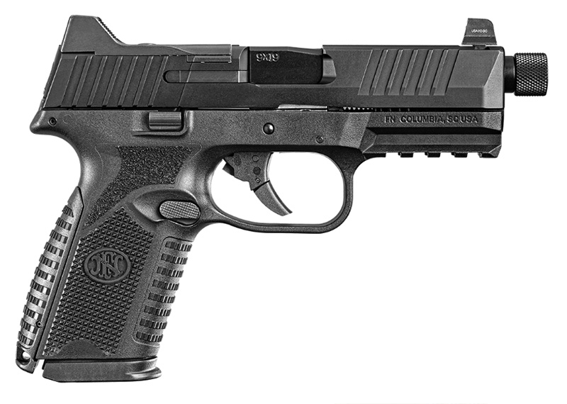 FN 509M Midsize Tactical 9mm BLK/BLK - (1)15rd & (4)24rd mags