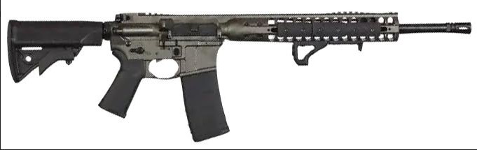 LWRC ICDIR3TG16 .300BLK 16.1" Tungsten Grey 1:7 Twist Ambi Controls