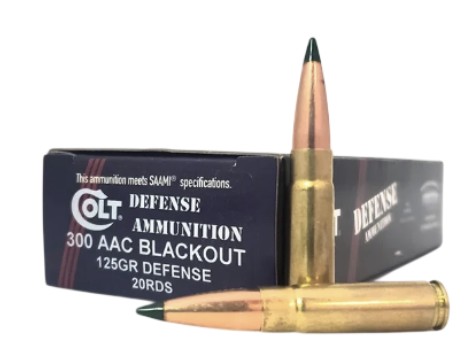 300 AAC Blkout Colt Def 125gr 20/bx