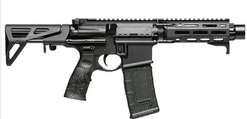 DDM4 PDW SBR 300BLK 7" BLK