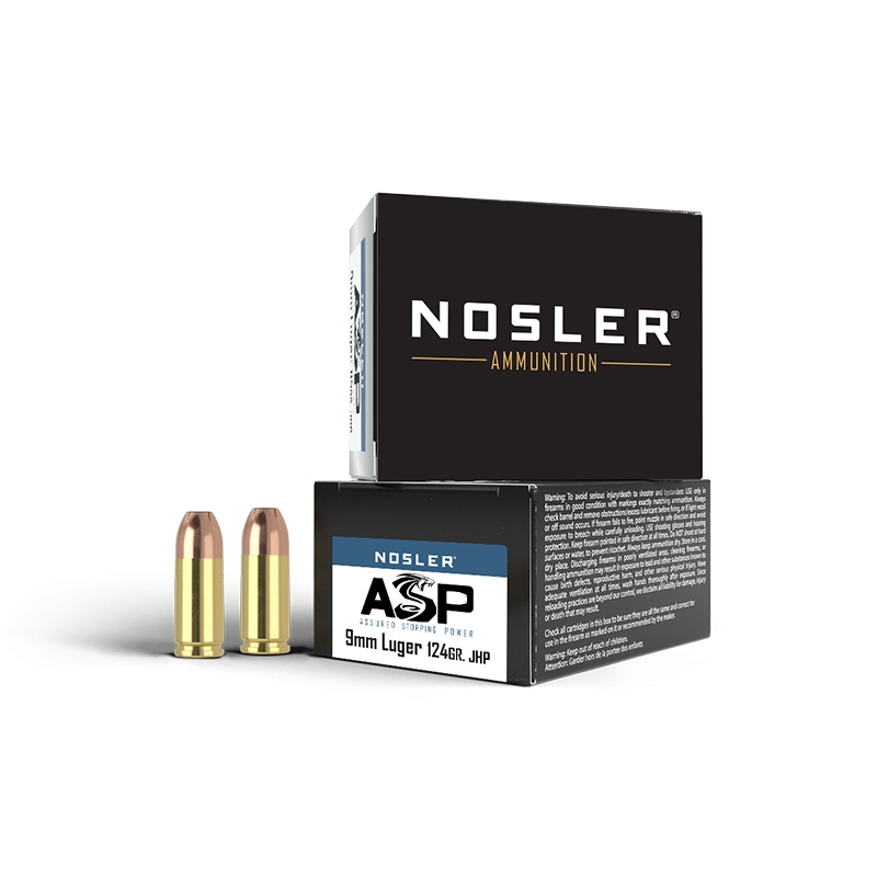 NOSLER ASP 9MM 124gr HG JHP 20rd