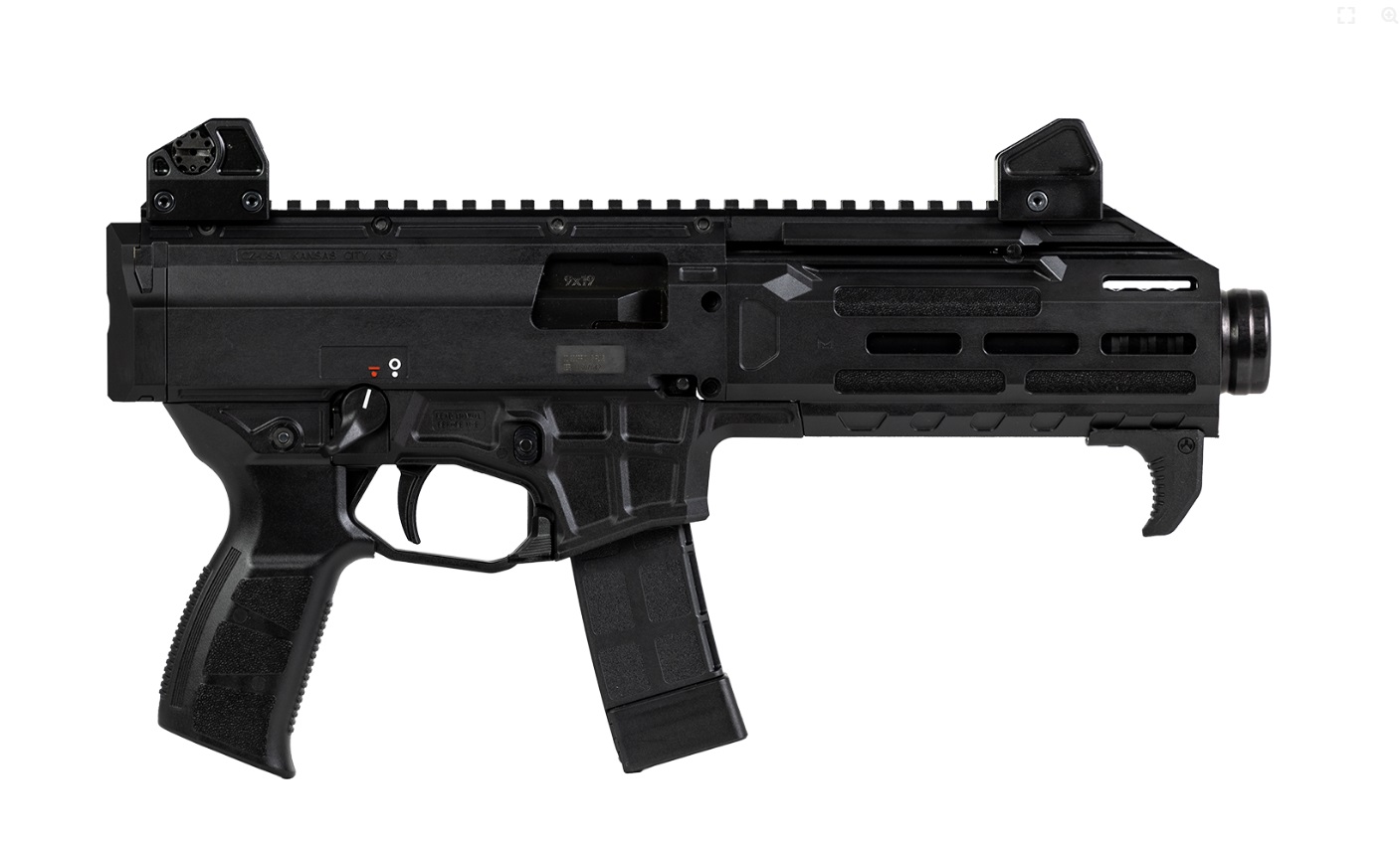 CZ Scorpion 3 Plus 9mm 7.81" BLK1/2X28 20rd