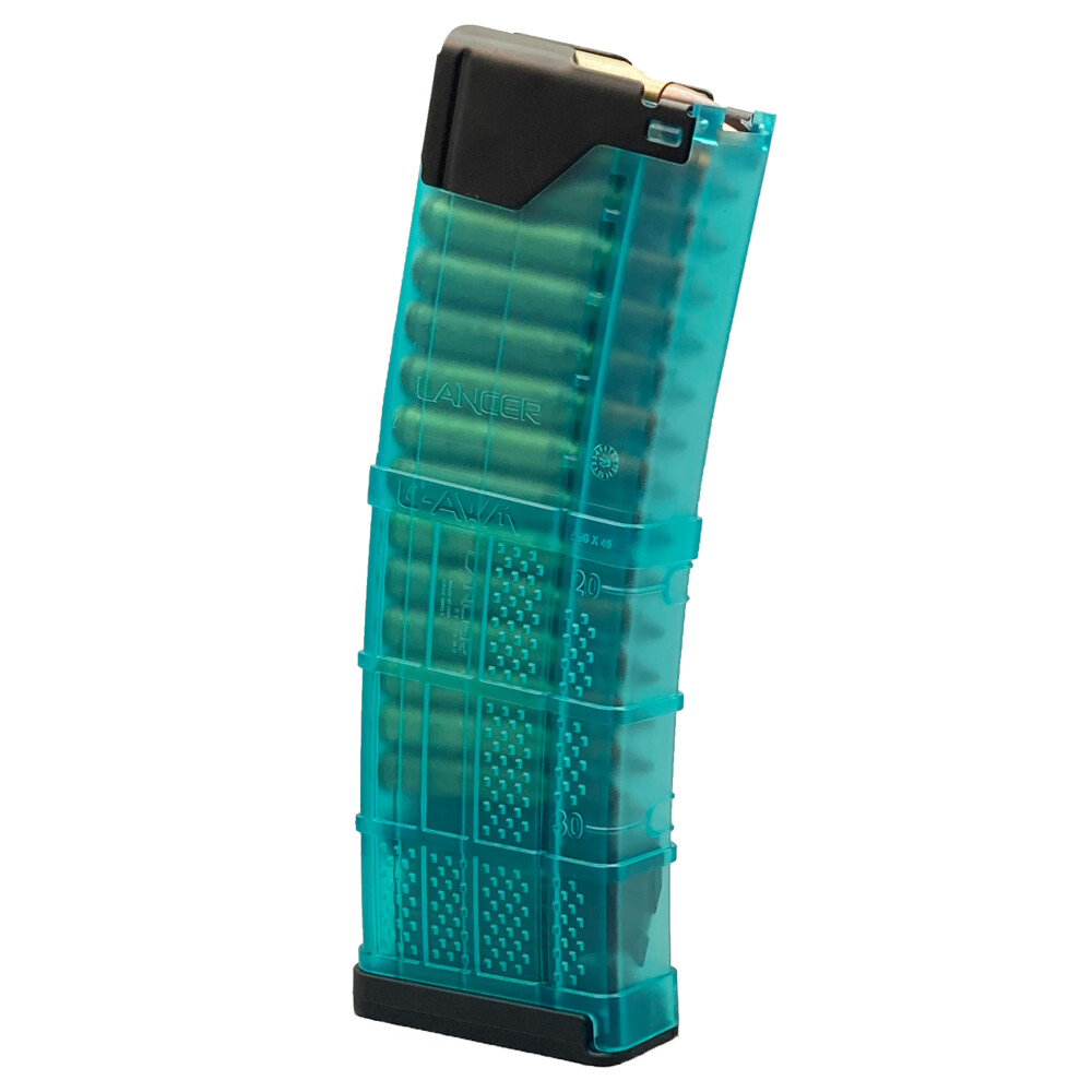 Mag Assy L5AWM 5.56 Rbn Egg Blue 30-rd