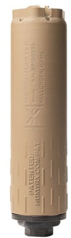 HUX FLOW 9K SUPPRESSOR 9MM TI FDE