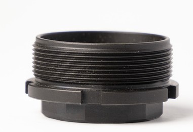 Huxwrx 2643 Stiction Lock Mini Comp Black 1/2x28 Suppressor Adapter