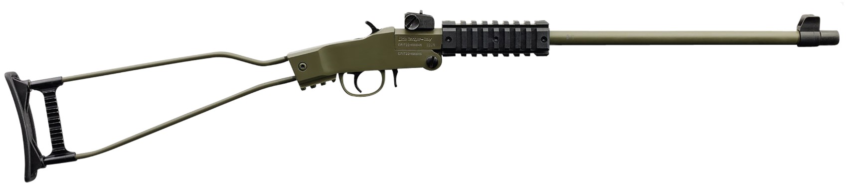 Little Badger 22LR 16.5in. ODGreen 1/2x28 Folding-img-0