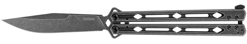 Lucha Drop Point 4.6" Blkwsh ButterflyKnife