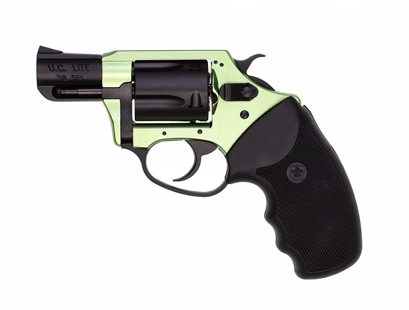 CHARTER ARMS SHAMROCK .38 SPL. ALUMINUM 5 SHOT 2IN FIXED STANDARD GREEN BLACK PASSIVATE 53844