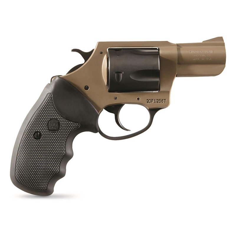 CHARTER ARMS MAG PUG .357 MAG. LARGE 5 SHOT 2.5IN FIXED STANDARD DESERT STORM BLACK PASSIVATE 23570