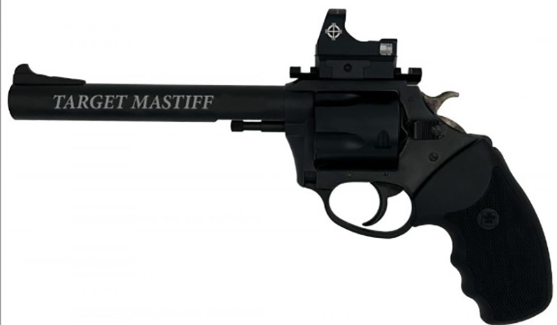 CHARTER ARMS TARGET MASTIFF HGR 357 MAG 6" BBL BLACK SIGHTMARK MICRO OPTIC PIC RAIL 5/RD