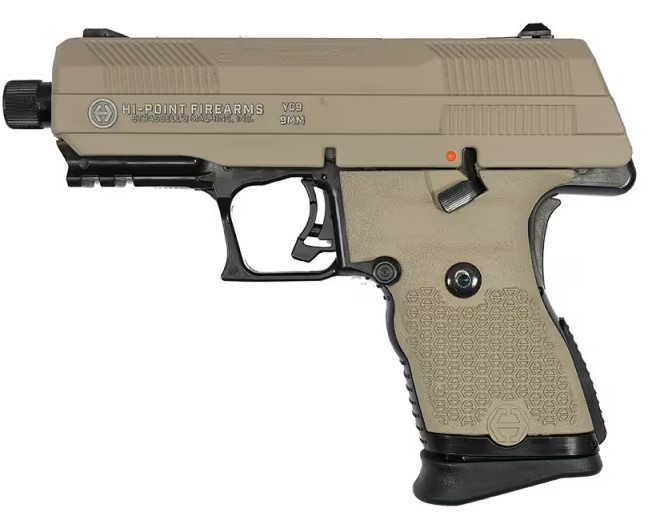 Hi-Point YC9 9mm Luger 3.93in 10rd Flat Dark Earth Semi-Auto Pistol