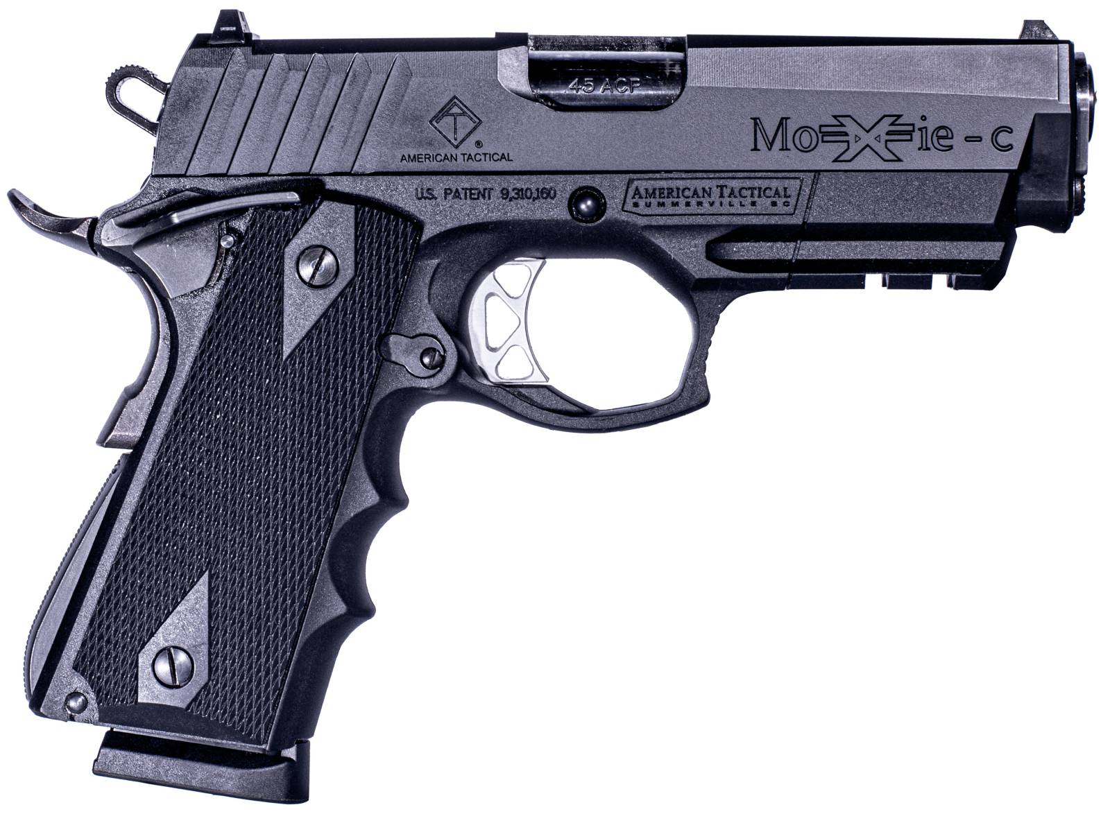 ATI HGA FXH-45 MOXIE 45ACP 4.25in BBL 8RD  PLY FRM 4140 SLIDE COMMANDER