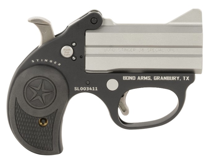 BOND STINGER 38SPL 3 SS MATTE 2 SETS OF GRIPS