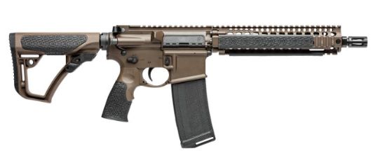 DD M4 CARB MK18 SBR 556 10.3" BRN