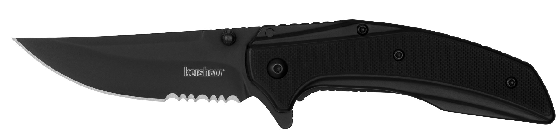 KERSHAW OUTRIGHT BLK SERR 3" BLK/PVD