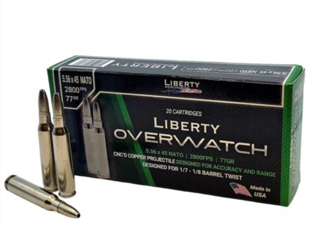 Overwatch 5.56 77Gr Copper 20rd/Box