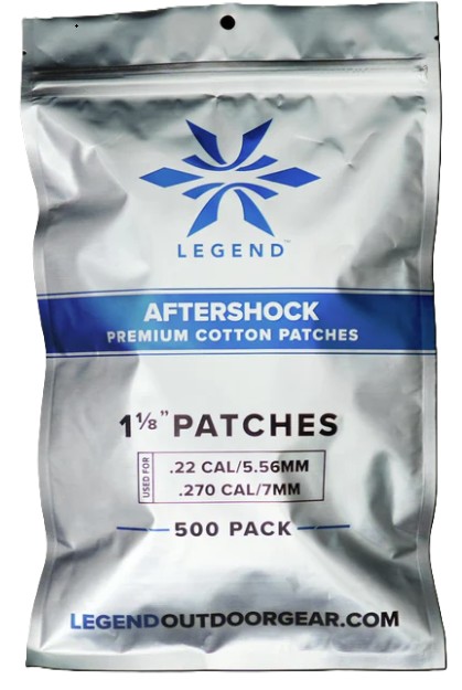 Aftershock Cotton Patches 1 1/8" Sqr 500ct