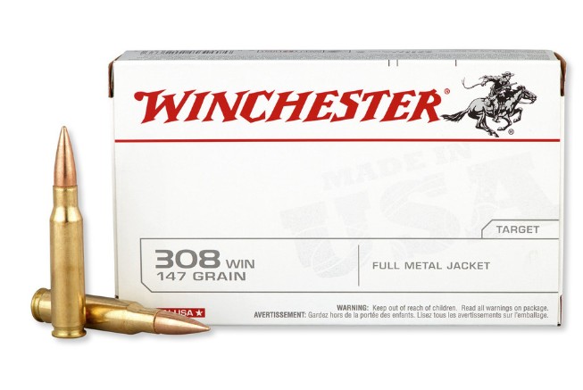 USA White Box .308 Win FMJ 147gr 60/Bx