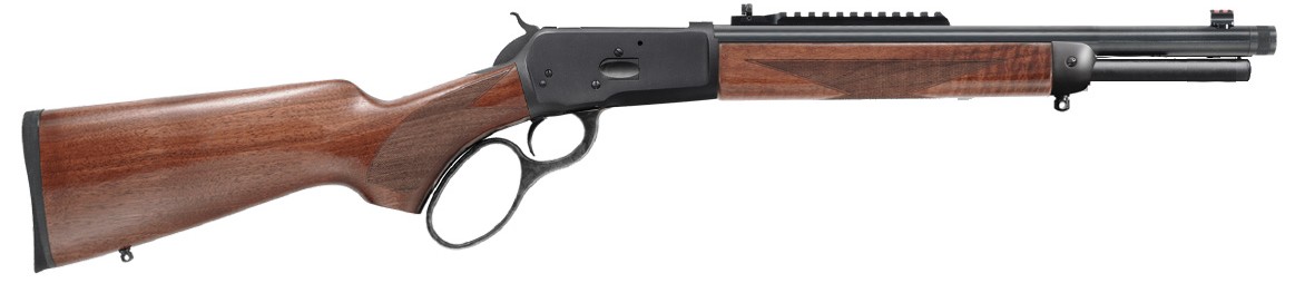 Chiappa 1892 LEVER ACTION FIELD MATTE BLACK 44MAG 16IN BARREL 8RD BLACK THREADED 5/8X24 FIBER FRONT SIGHT SKINNER PEEP W/ PICATINNY REAR SIGHT 920. 446