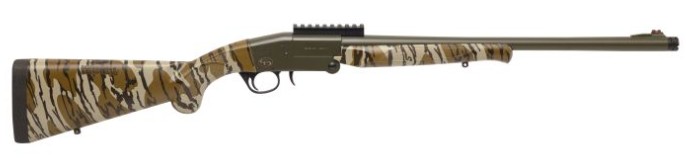 CHARLES DALY 20GA 14IN BARREL SINGLE SHOT CAMO MOSSY OAK BOTTOMLAND COMPACT SYNTHETIC STOCK PICATINNY RAIL FIBER OPTIC FRONT SIGHT MC-1XXF CHOKES 930.426