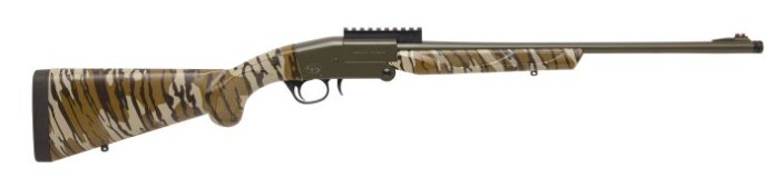 CHARLES DALY 410GA 14IN BARREL SINGLE SHOT CAMO MOSSY OAK BOTTOMLAND COMPACT SYNTHETIC STOCK PICATINNY RAIL FIBER OPTIC FRONT SIGHT MC-1XXF CHOKES 930.427